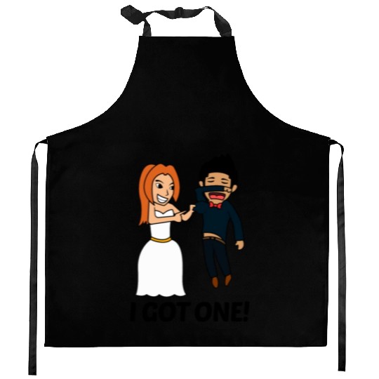 FUNNY BRIDE TO BE I BRIDE SQUAD JUST MARRIED GIFT Kitchen Aprons