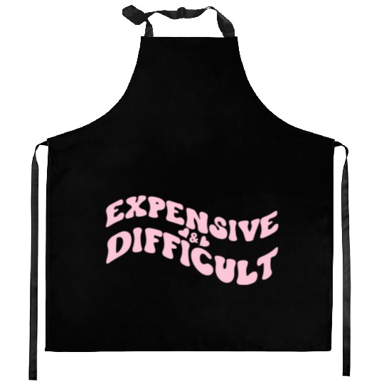 Expensive And Difficult Bougie Bougee Preppy Aesth Kitchen Aprons