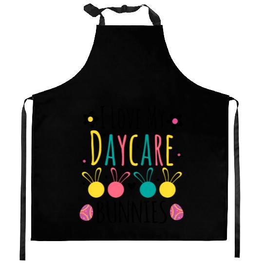 Easter Daycare Teacher Provider I Love My Daycare Kitchen Aprons