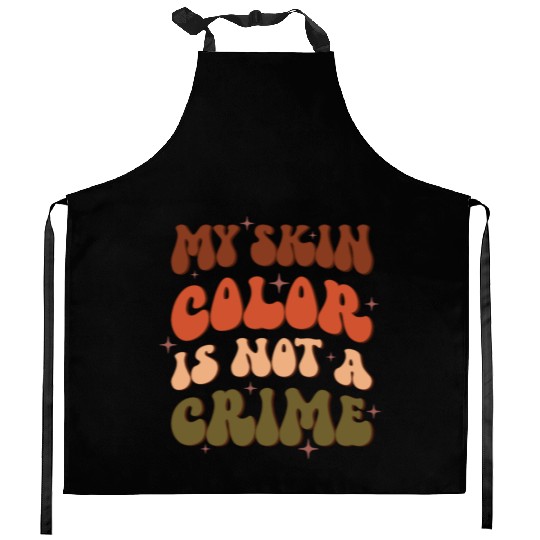 My Skin Color Is Not A Crime, Independence Day Kitchen Aprons