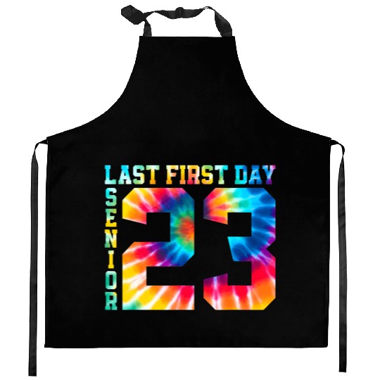 My Last First Day Senior Class Of 2023 Back to Sch Kitchen Aprons
