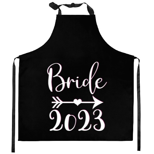 Bride To Be 2023 Engagement Getting Married Kitchen Aprons