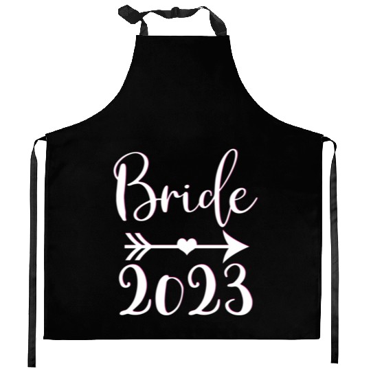 Bride To Be 2023 Engagement Getting Married Kitchen Aprons