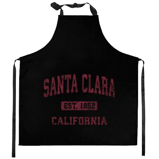 Santa Clara California Ca Athletic Sports Kitchen Aprons