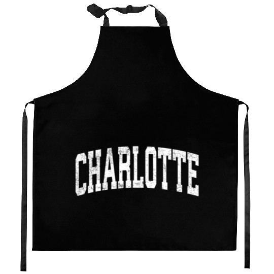 Charlotte North Carolina Nc Athletic Sports Kitchen Aprons