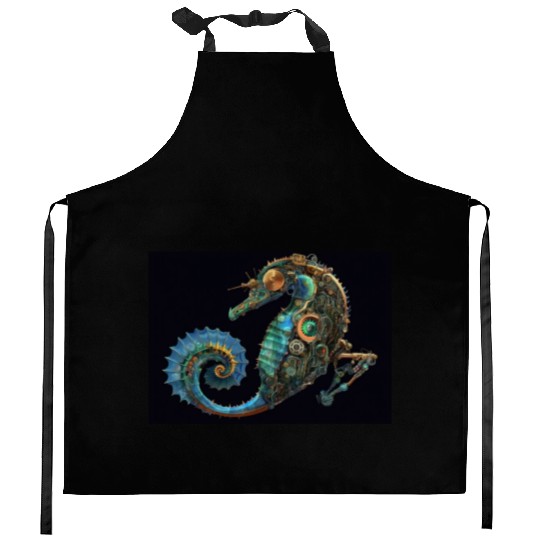 Cybernetic Octopus Kitchen Aprons