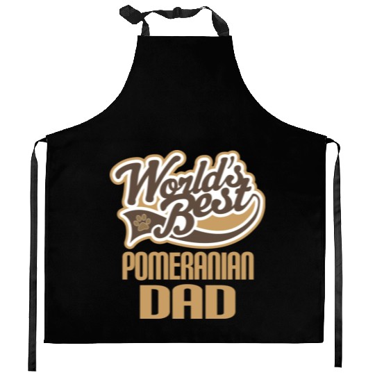 Pomeranian Dad Kitchen Aprons