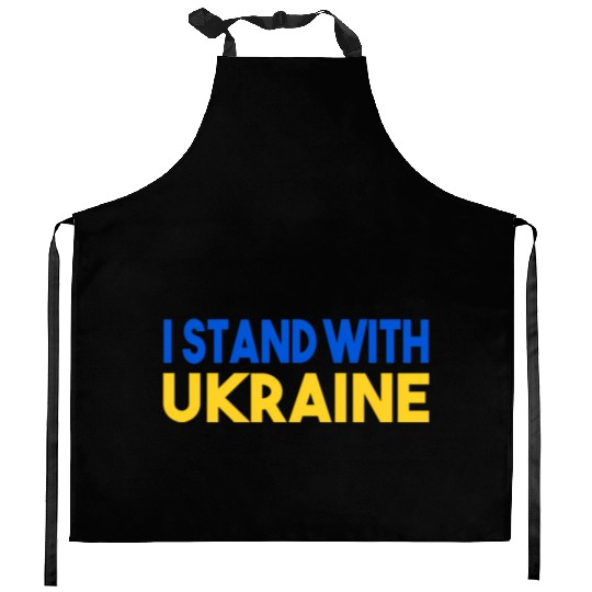 Ukraine Flag I Stand With Ukraine Mens Kitchen Aprons