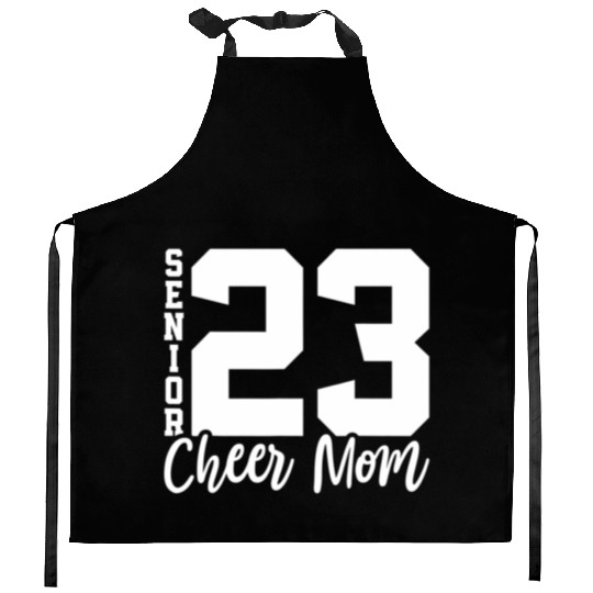 Senior Cheer Mom 23 Cheerleader Parent Class of 20 Kitchen Aprons
