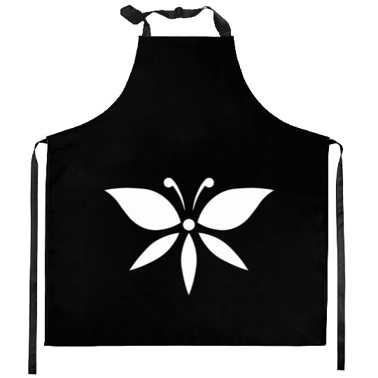 Butterfly Flower Kitchen Aprons
