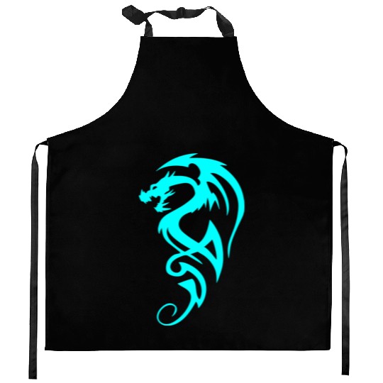 Tribal Dragon Kitchen Aprons
