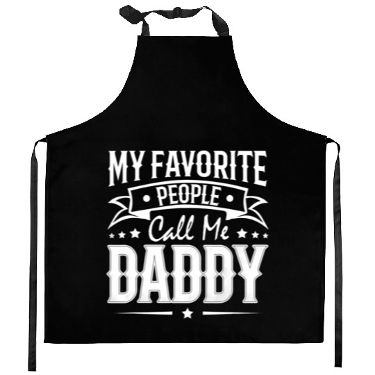 Wo My Favorite People Call Me Daddy Vintage Kitchen Aprons