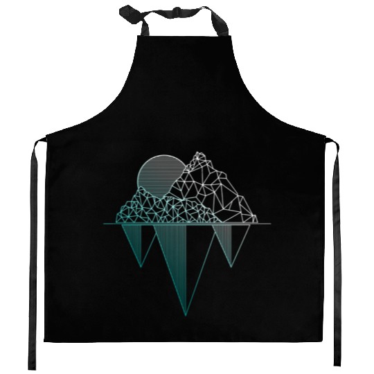 Mountains Hiking Camping Rock Climbing Camper Kitchen Aprons