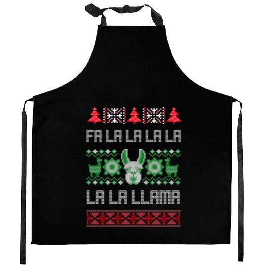 Fa La La Llama Ugly Llama Kitchen Aprons