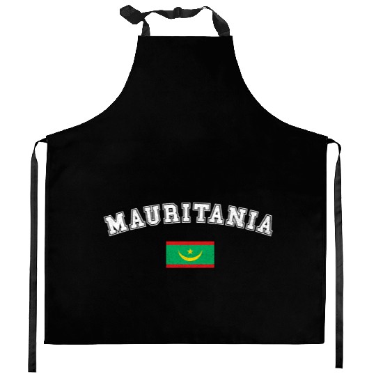 Mauritania Flag Sport Competition Pride Vacation Kitchen Aprons