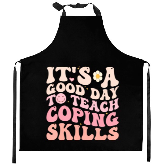 Teach ing Skills Teacher Back To School Counselor Kitchen Aprons