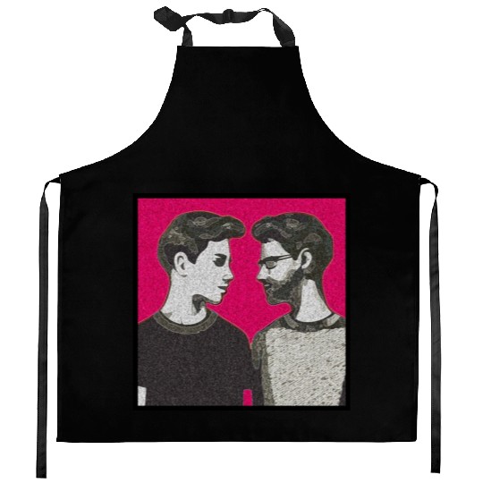 Love is Love - Colorful LGBTQ Graphic Kitchen Aprons