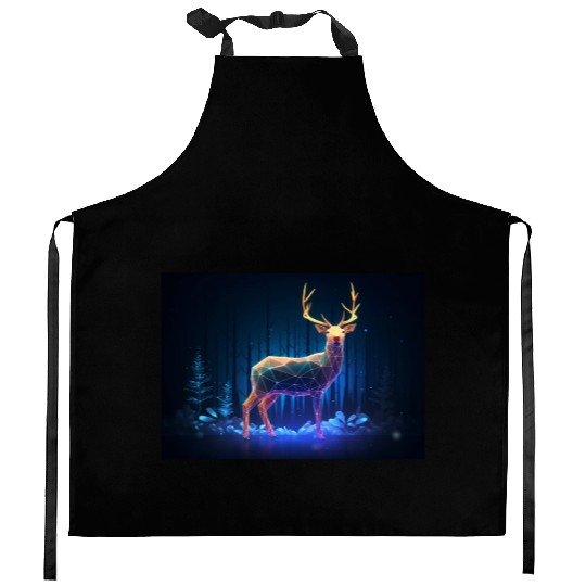 Neon Wilderness Kitchen Aprons