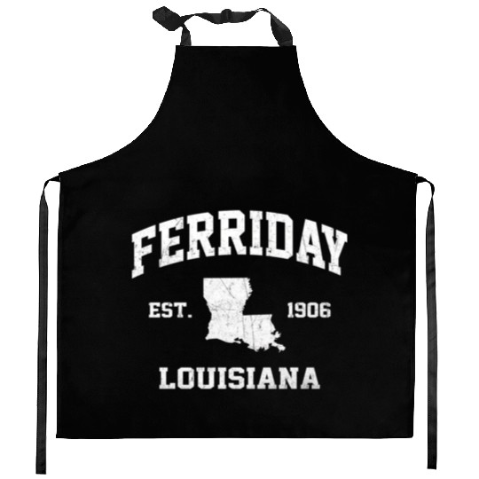 Ferriday Louisiana La State Athletic Style Kitchen Aprons