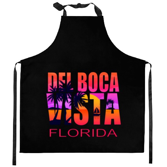 Del Boca Vista Retirement Community Novelty Kitchen Aprons