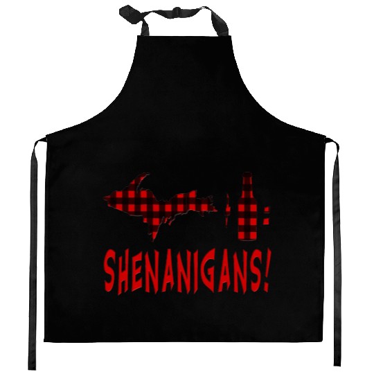 Up Drink Beer Wine Shenanigans Upper Peninsula Cam Kitchen Aprons