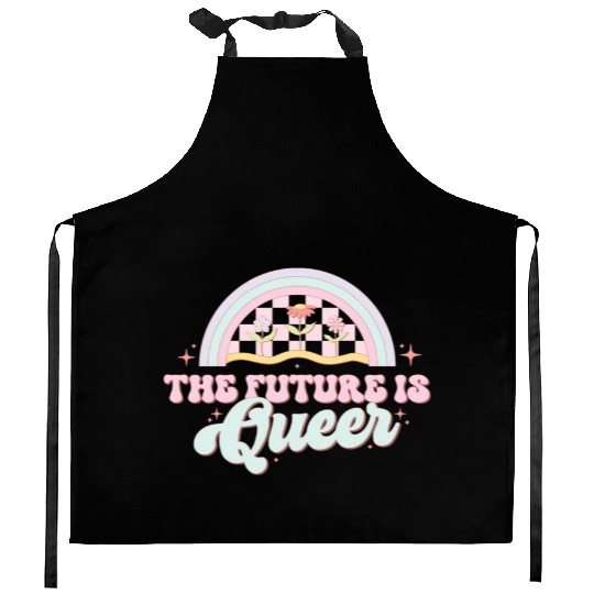 The Future Is Queer, LGBT Pride Month Kitchen Aprons