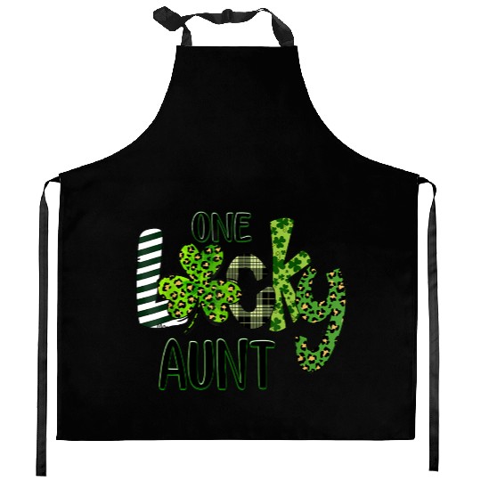 One Lucky Aun Shamrock St Patrick'S Day Kitchen Aprons