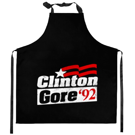 Clinton Gore Bill Clinton 92 Elect Kitchen Aprons
