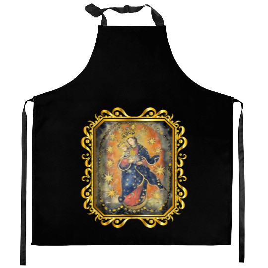 Our Lady of Prompt Succor Nuestra Senora Blessed Kitchen Aprons