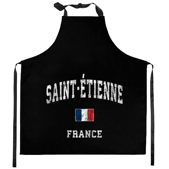 Saint Etienne France Athletic Sports Kitchen Aprons