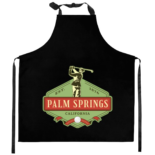 Palm Springs California Golf Kitchen Aprons
