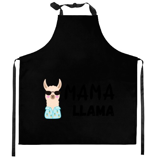 mama llama Kitchen Aprons