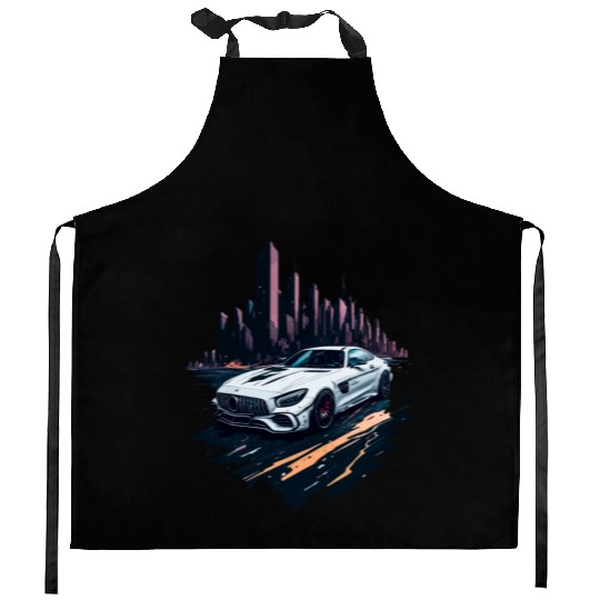 Sports car Kitchen Aprons