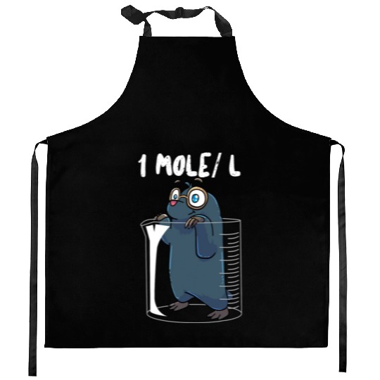 Chemistry Chemist Student Science Teacher Mole Kitchen Aprons