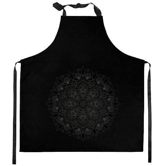 Mandala rest, calm and pleasure Kitchen Aprons