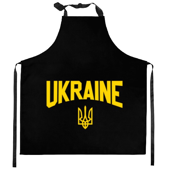 52373 Ukraine Flag Trident Kitchen Aprons