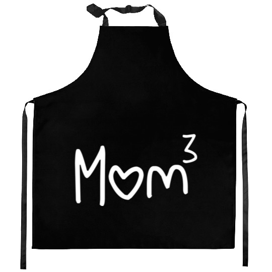 Mothers Day Cubed Mom 3 Three Mama Kitchen Aprons