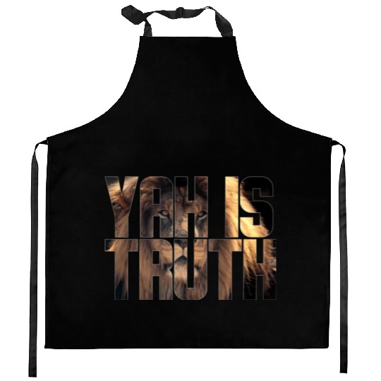 Yah Is Truth Hebrew Israelite Lion Of Judah Kitchen Aprons