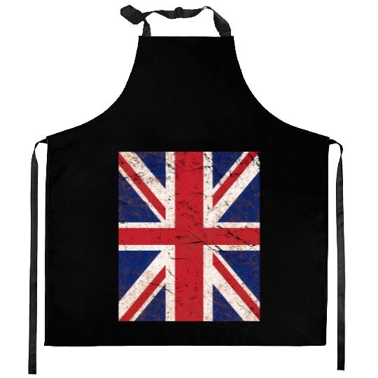 Union Jack Flag Kitchen Aprons