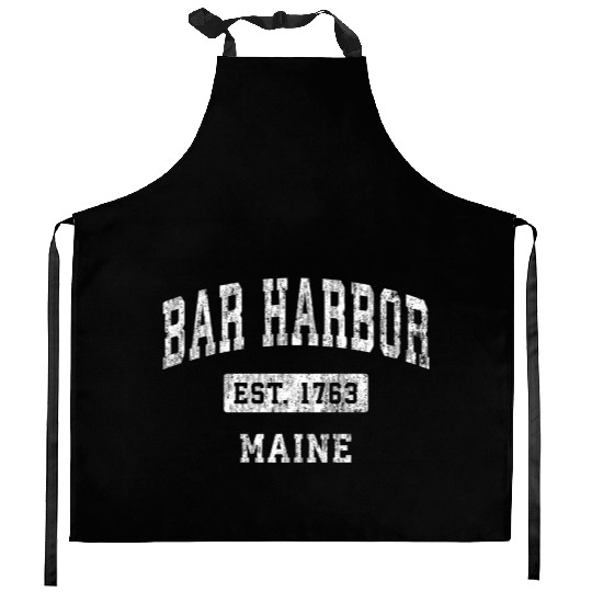 Bar Harbor Maine Me Established Sports Kitchen Aprons