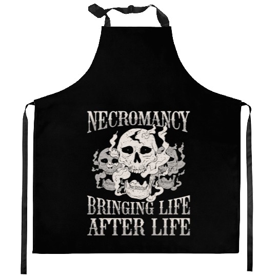 Necromancy Bringing Life After Life Necromancer Kitchen Aprons