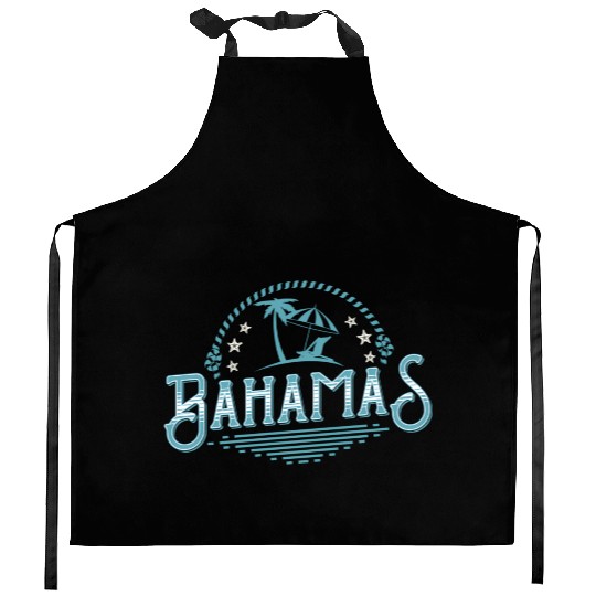 Proud Bahamas Bahamians Flag sau Kitchen Aprons