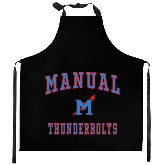 Manual High School Thunderbolts Kitchen Aprons
