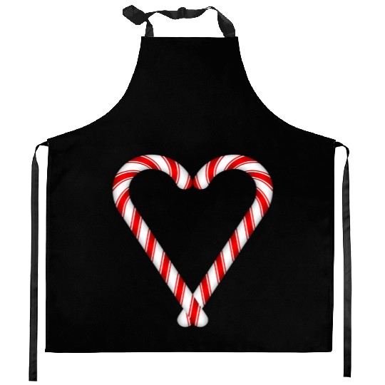 Sweets Candy Canes He Kitchen Aprons