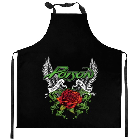 Poison Thorns Wings Kitchen Aprons