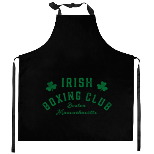 Irish Bong Club Boston Massachusetts Shamrock Kitchen Aprons