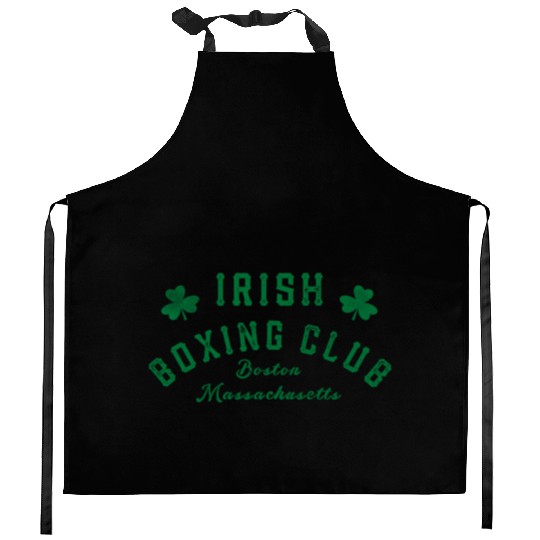 Irish Bong Club Boston Massachusetts Shamrock Kitchen Aprons