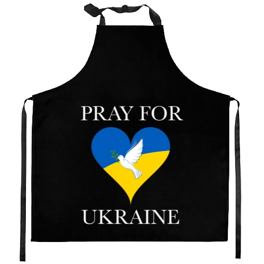Pray For Ukraine Kitchen Aprons