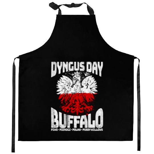Dyngus Day Buffalo Piwo Pierogi Polka Kitchen Aprons