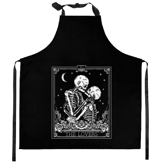 The Tarot Card Astrology Goth Halloween Kitchen Aprons